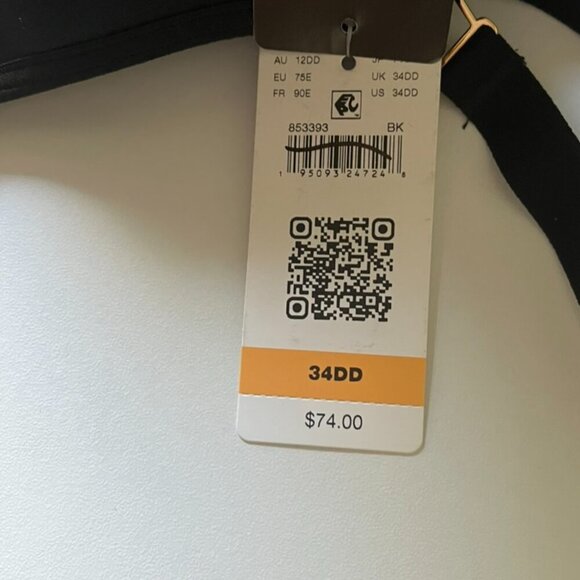 NWT Wacoal Simply Done T-Shirt Bra in Black Size 34DD - Picture 5 of 5